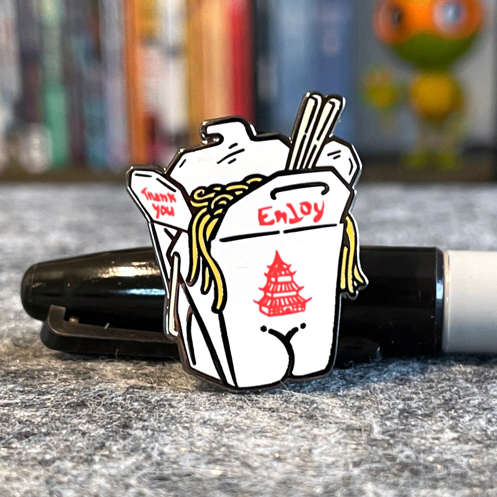 Enamel Pin - Noodles Butt
