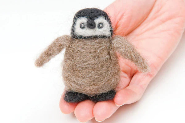 DIY - Needle Felting - Penguin (Wool Pets) Craft Kit