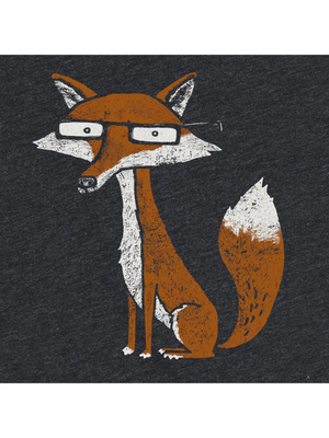 Shirt - Crew - Fox with Glasses