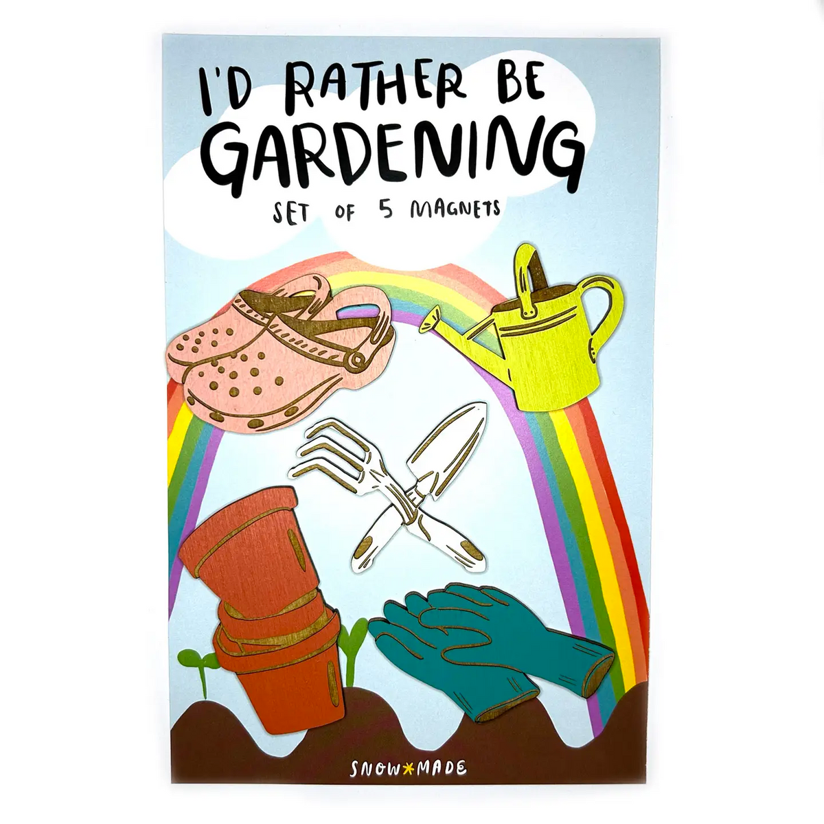 Magnet Set - I'd Rather Be Gardening