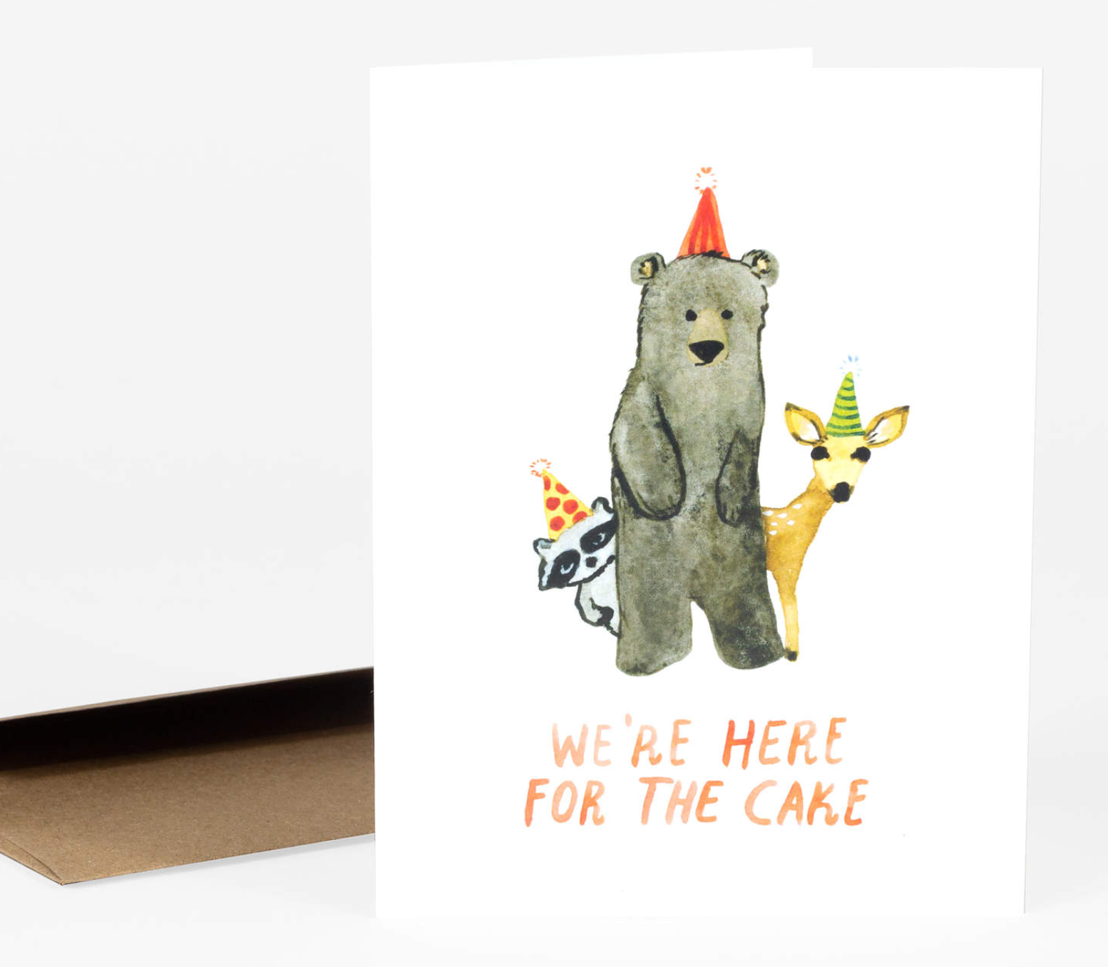 Card - We're Here for the Cake Birthday Card