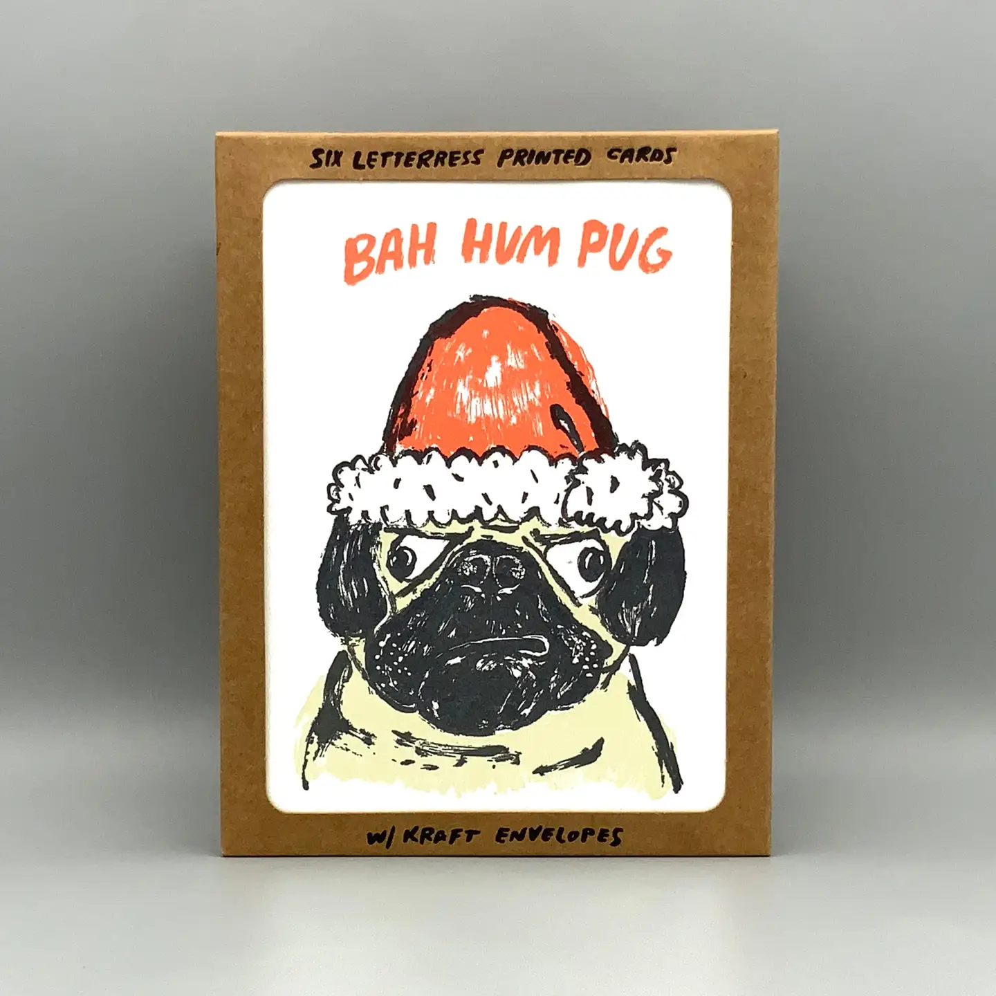 Boxed Cards - Bah Hum Pug (Westland Press)