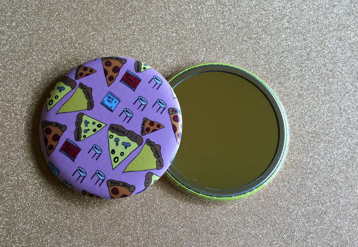 Small Mirror - Pizza Party