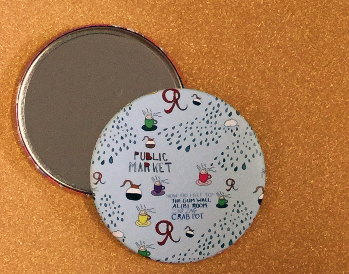 Mirror - 3.5 Inch: Seattle Pattern