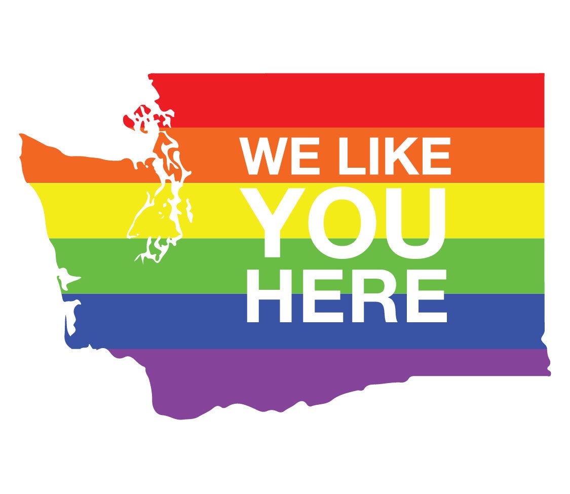 Postcard: We Like You Here - Ten Pack