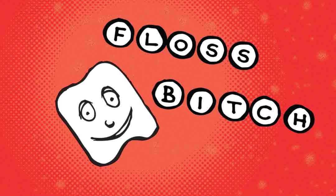 3x2 Sticker: Floss Bitch - Pack of 10