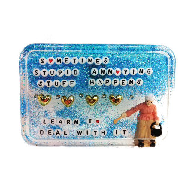 Postcard: Sometimes Stupid Annoying Stuff Happens. Learn To Deal With It. - Ten Pack