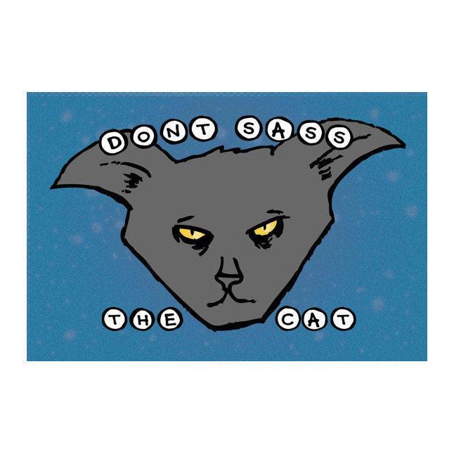 Postcard: Don't Sass the Cat - Ten Pack