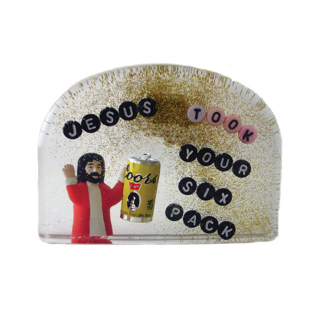 Postcard: Jesus Took Your Six Pack - Ten Pack