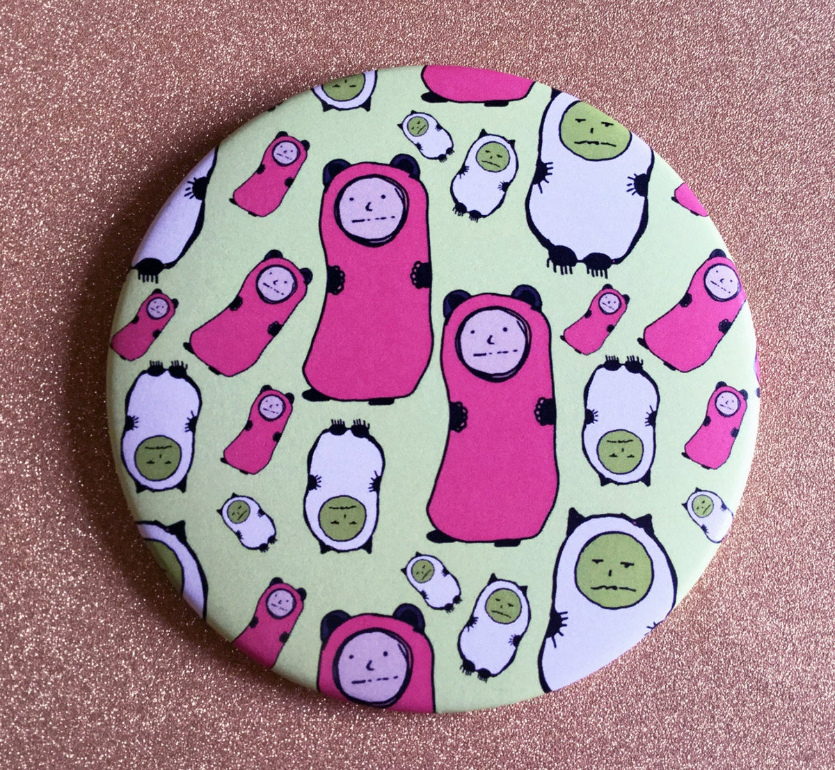 Magnet - 3.5 Inch: Tiny Saddies Pattern