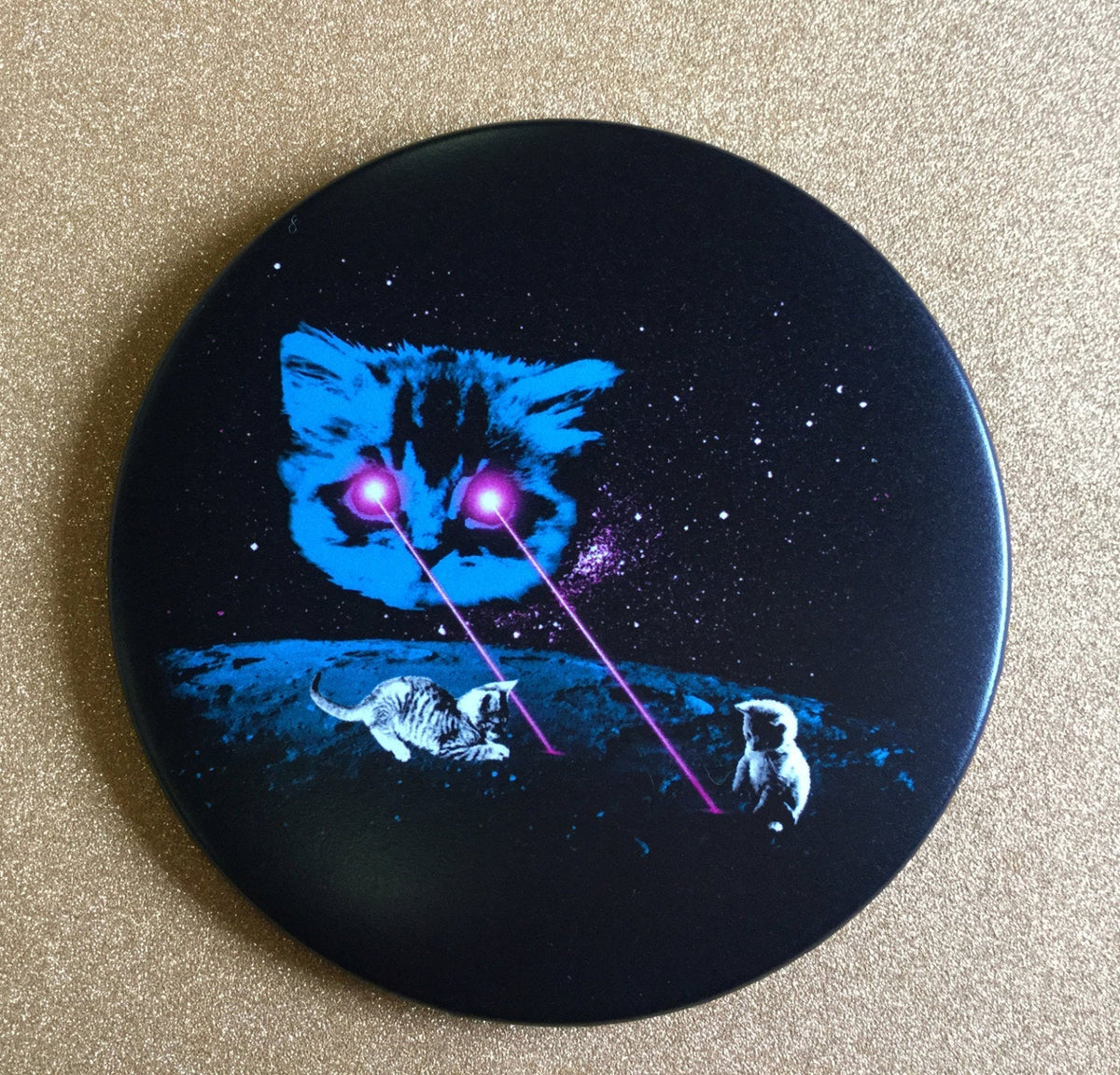 Magnet - 3.5 Inch - Meta Laser Cat