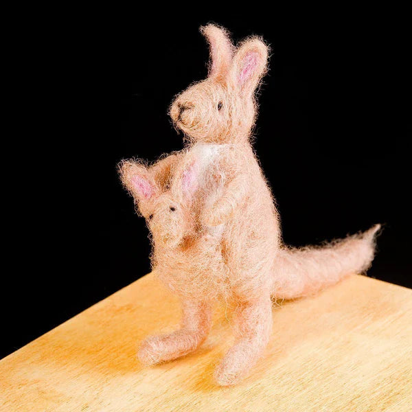 DIY - Needle Felting - Kangaroo (Wool Pets) Craft Kit