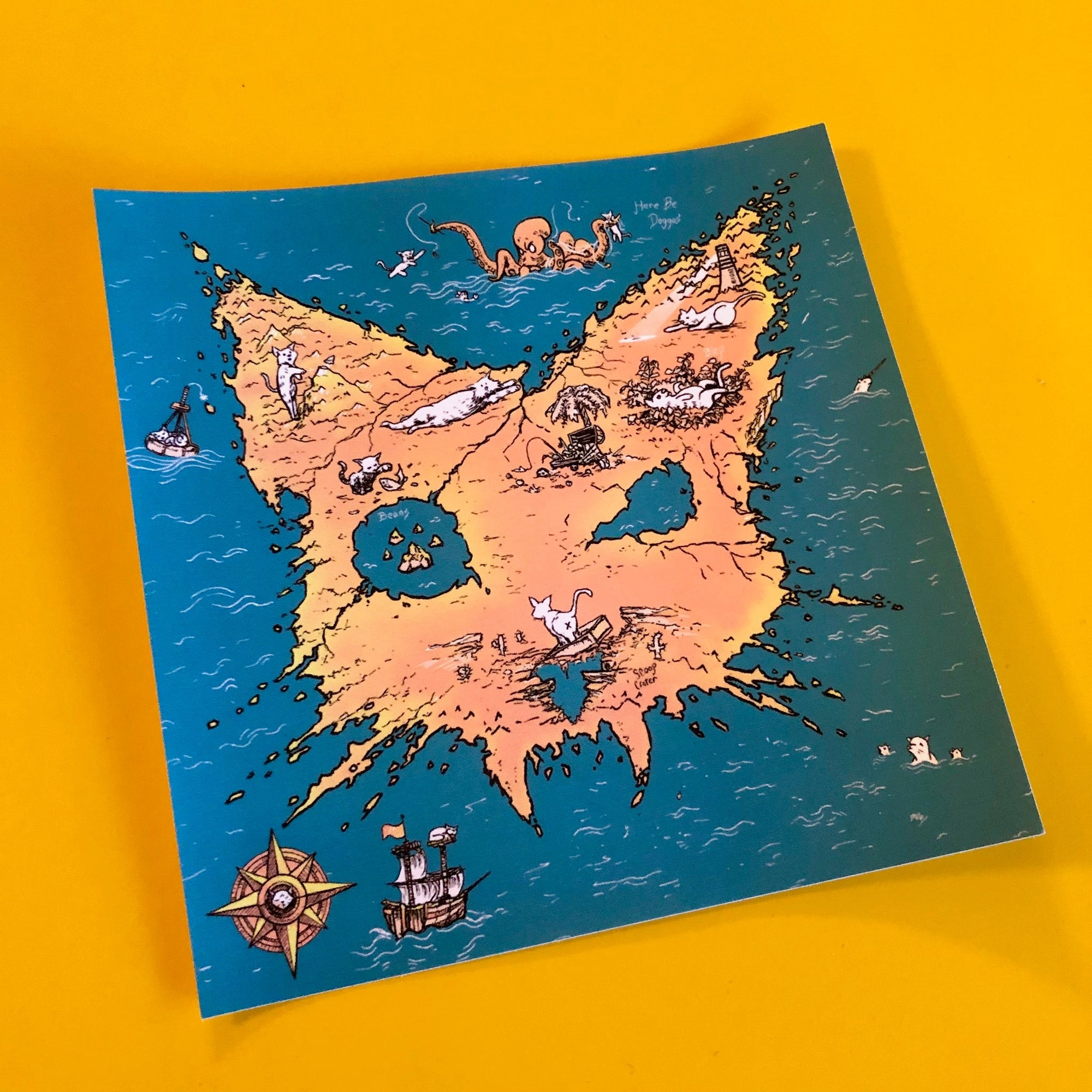 4x4 Sticker - Catographer