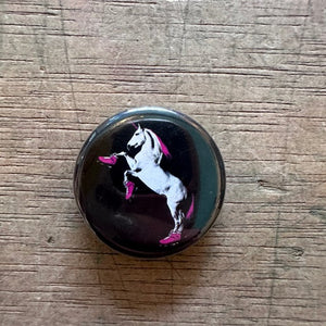 1.25" Button - Roller Skating Unicorn (Three Pack)