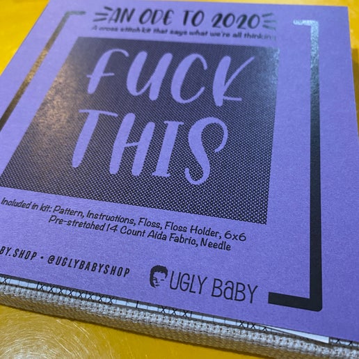 DIY - Cross Stitch - Fuck This Cross Stitch Kit (Ugly Baby)