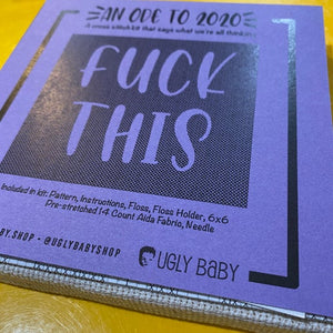 DIY - Cross Stitch - Fuck This Cross Stitch Kit (Ugly Baby)