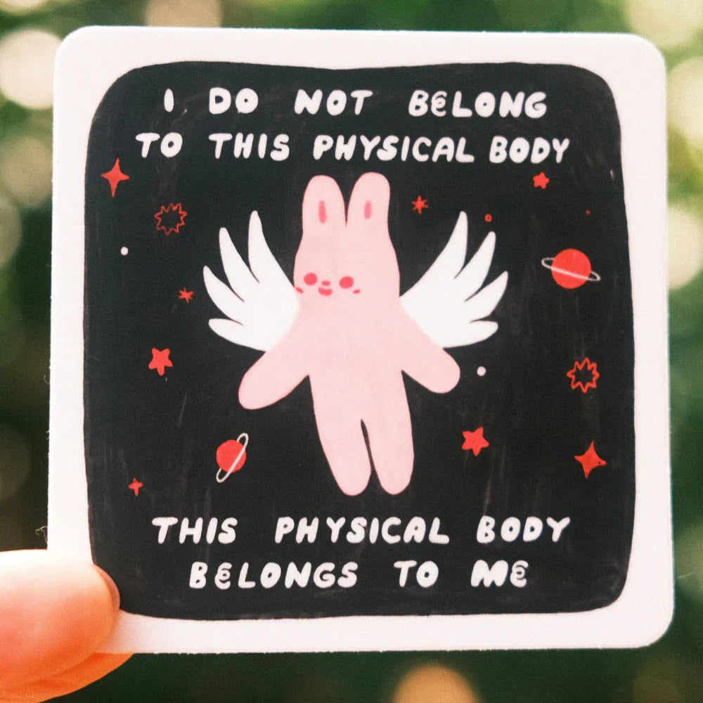 Sticker - This Body Belongs To Me (Tender Ghost)