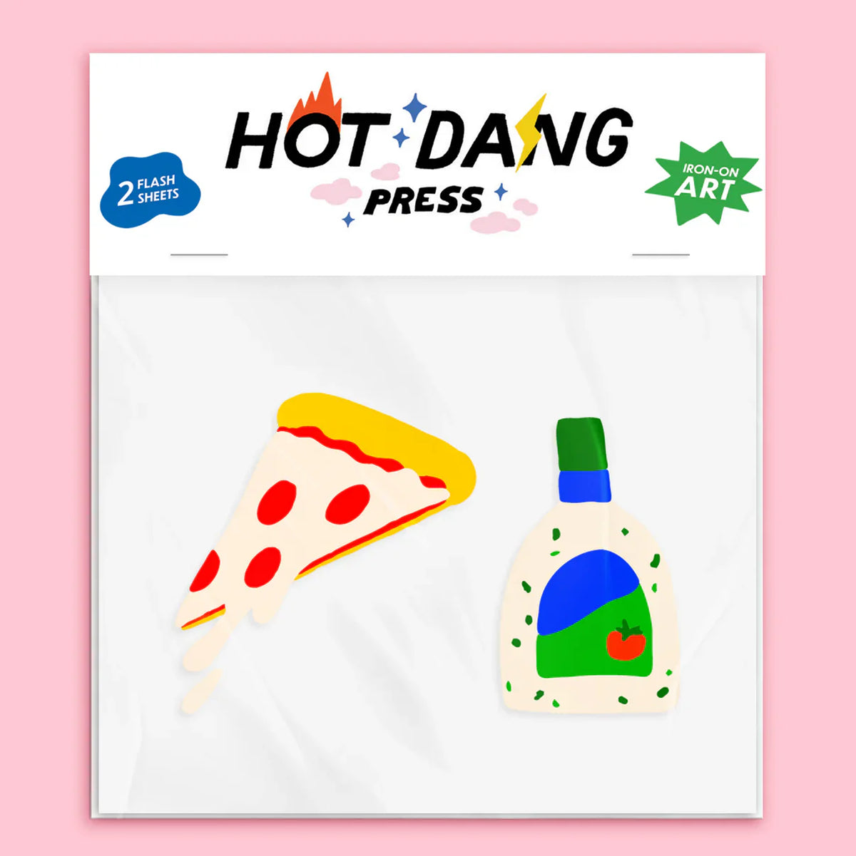DIY - Iron On Art - Pizza And Ranch Buddies (Hot Dang Press)