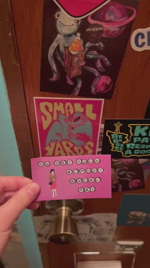 3x2 Sticker: Go Get Your Almost Equal Pay - Pack of 10