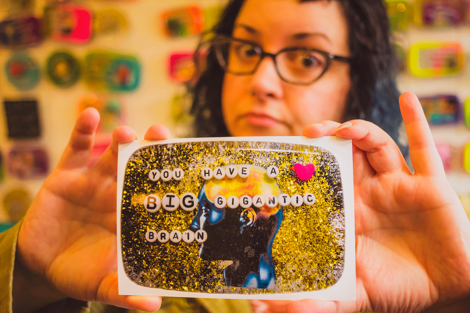 Postcard: You Have a Big Gigantic Brain - Photo - Ten Pack