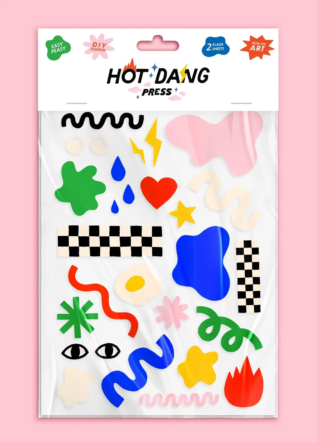 DIY - Iron On Art - Take Shape (Hot Dang Press) Sheet Set