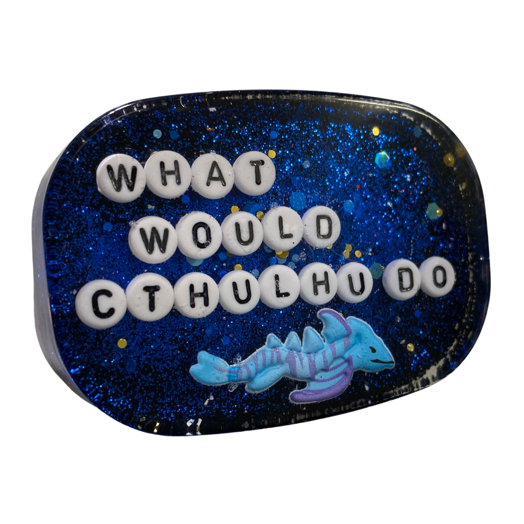 What Would Cthulhu Do - Shower Art - READY TO SHIP