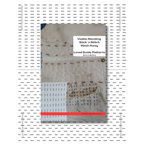 Packaging for lined stick and stitch patterns from Socorro Society. 