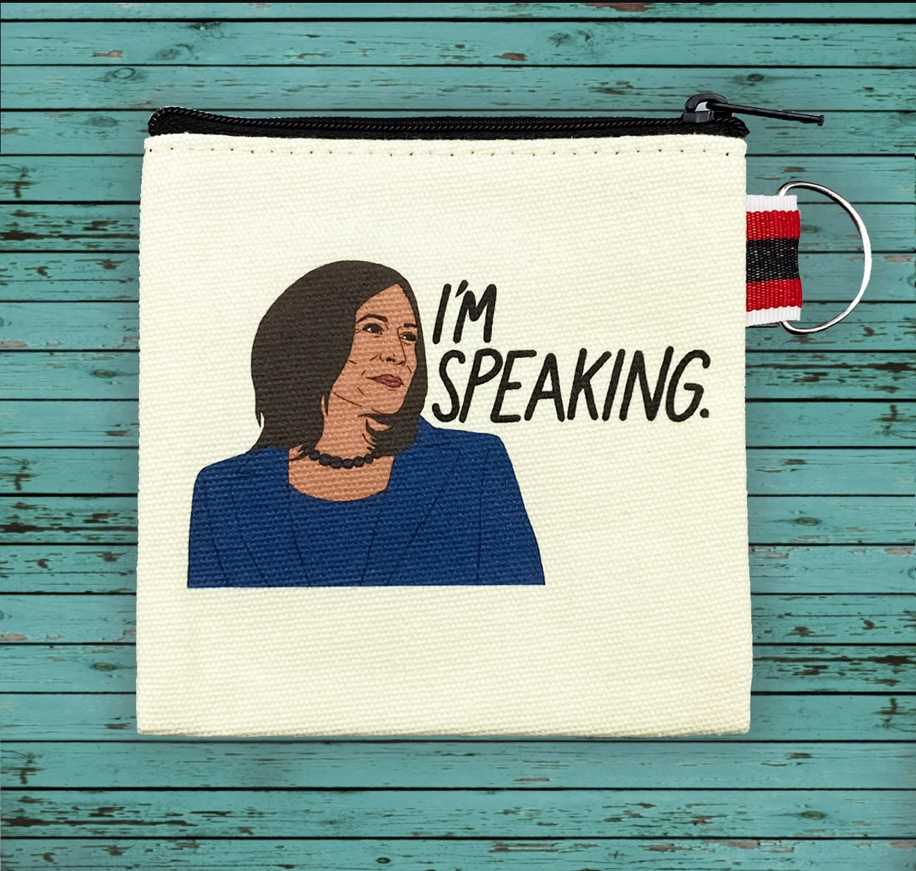 Zipper Pouch: Kamala Harris I'm Speaking