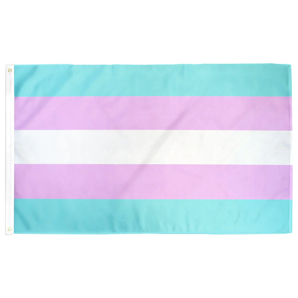 Flag - Trans Pride - 2'x3' Single Side with Grommets