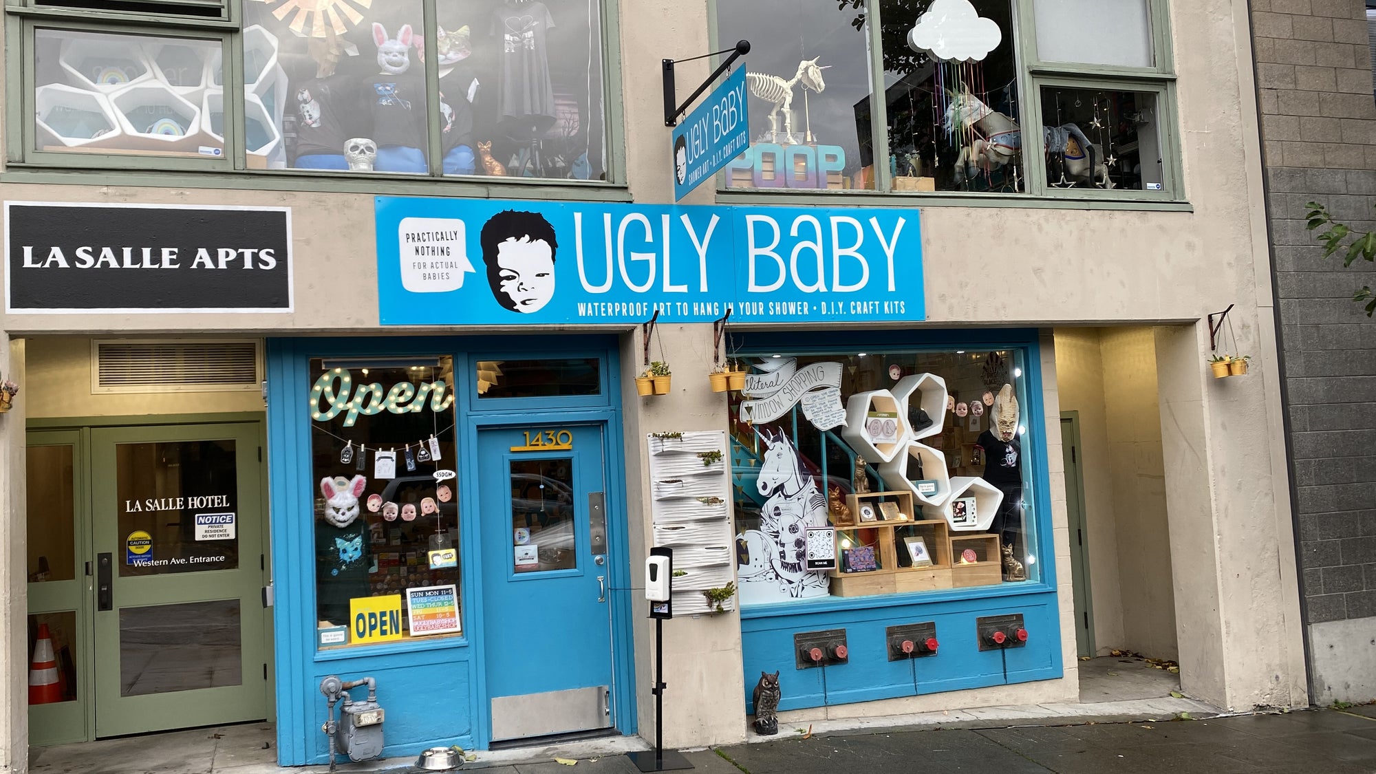 Ugly Baby Storefront in Pike Place Market