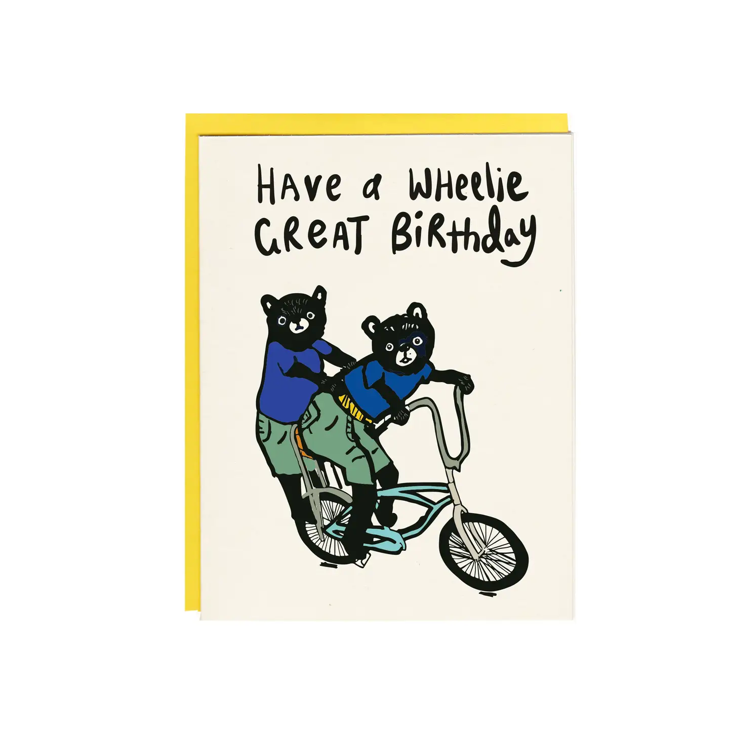 Card - A Wheelie Great Birthday Card (I Must Draw)