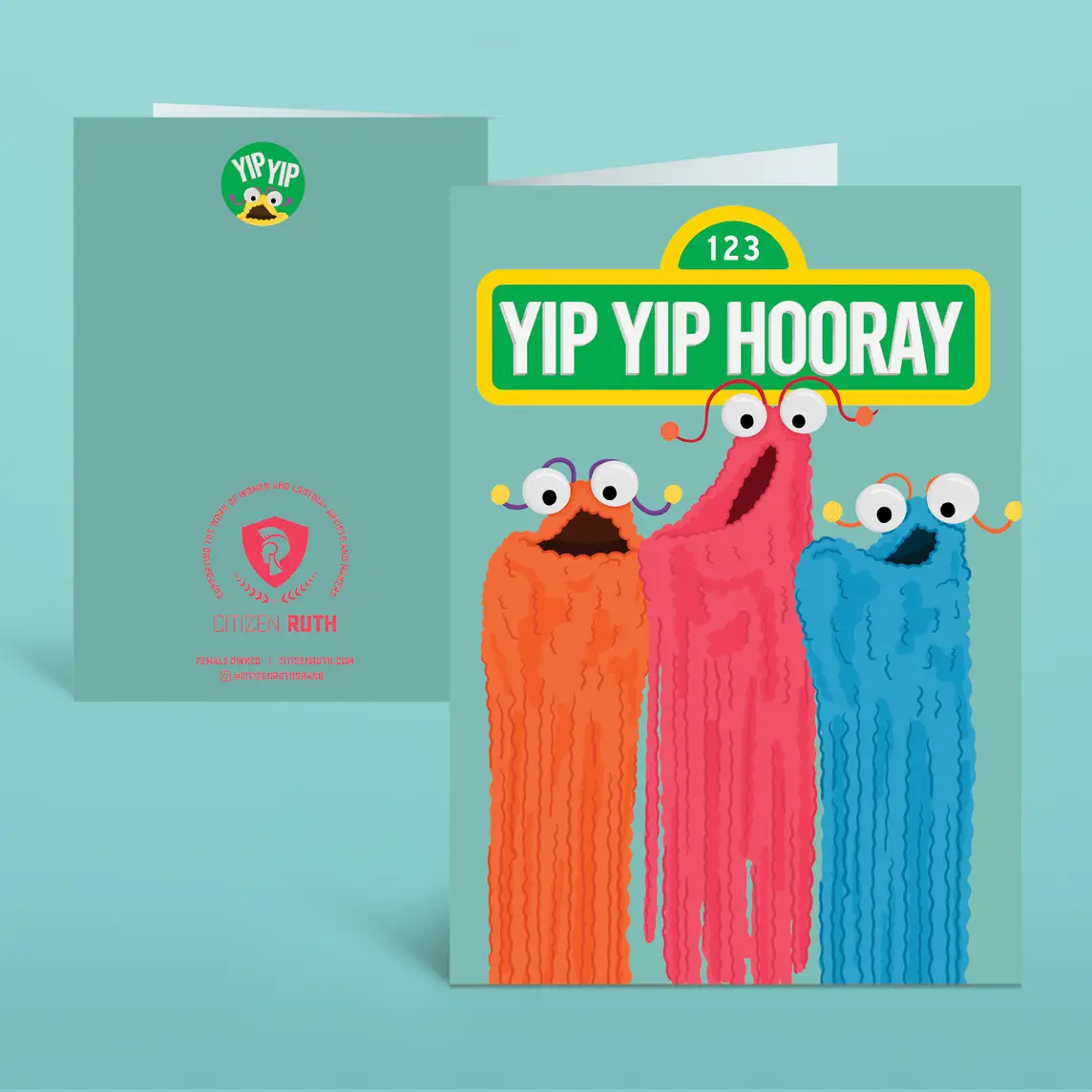 Card - Yip Yip Hooray!