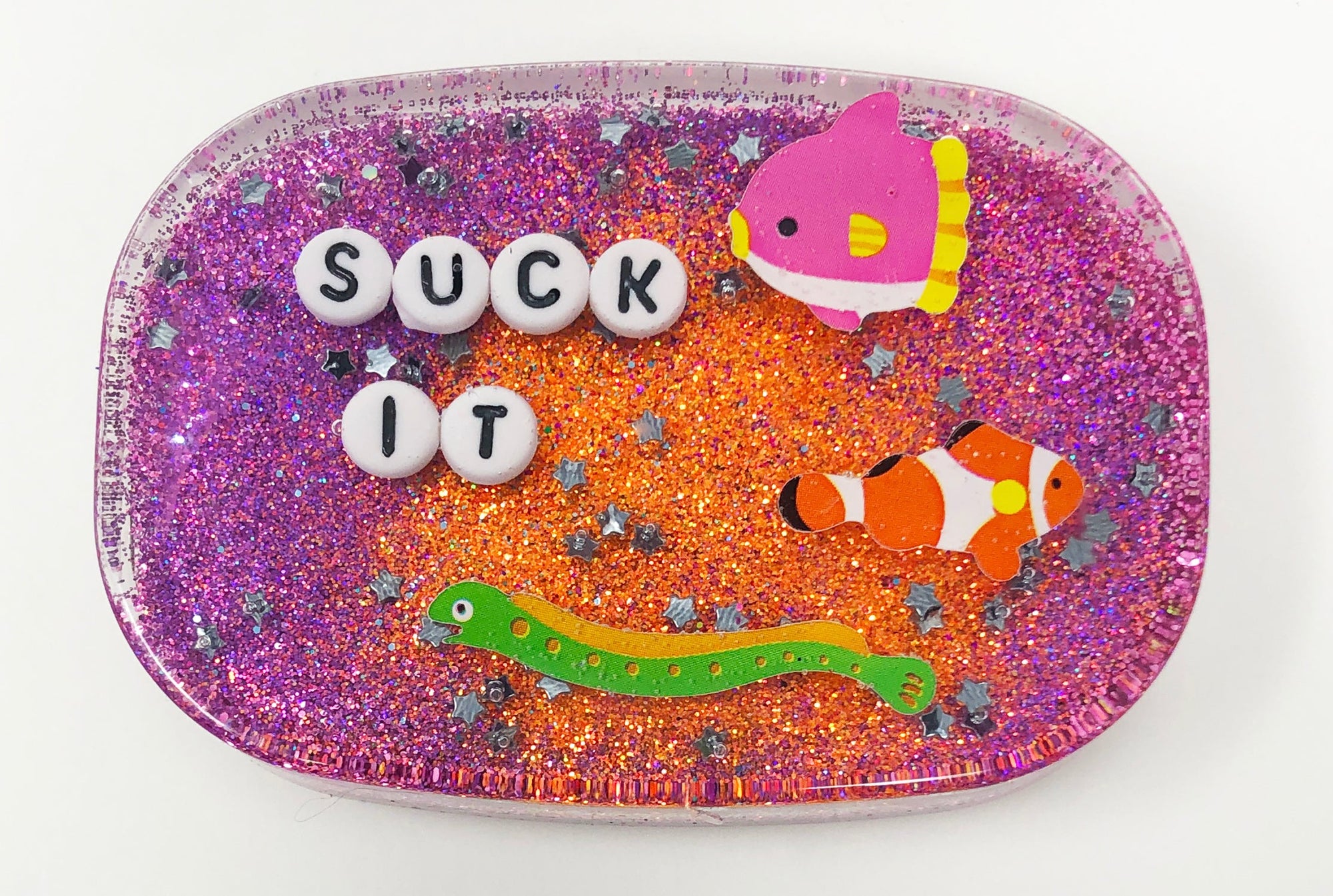 Suck It - Shower Art - READY TO SHIP