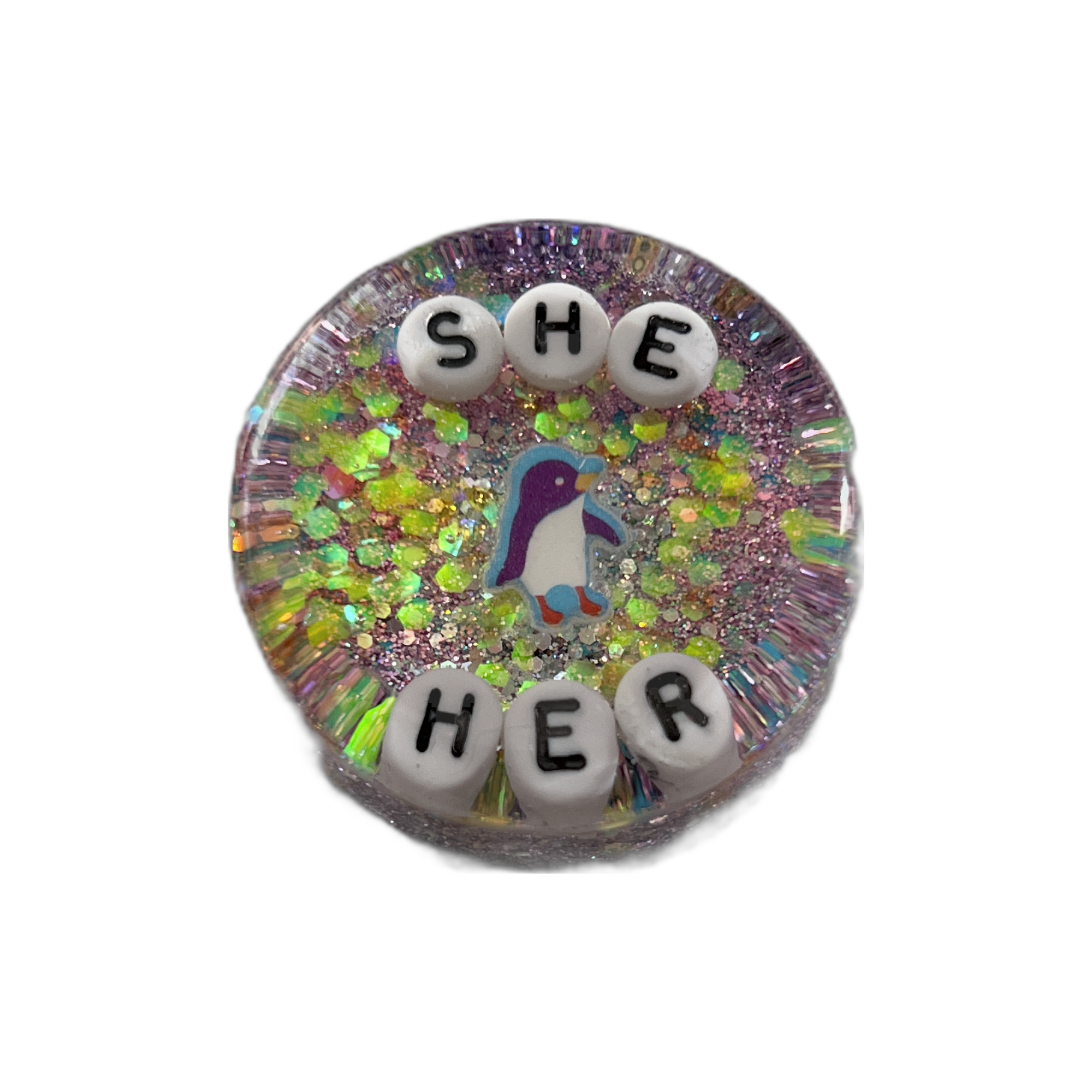 She/Her - Shower Art - READY TO SHIP