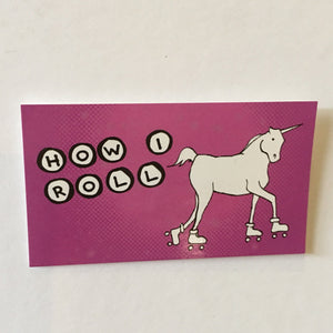 3x2 Sticker: How I Roll - Pack of 10