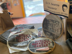 DIY Craft Kit - Embroidery - Pike Place Market