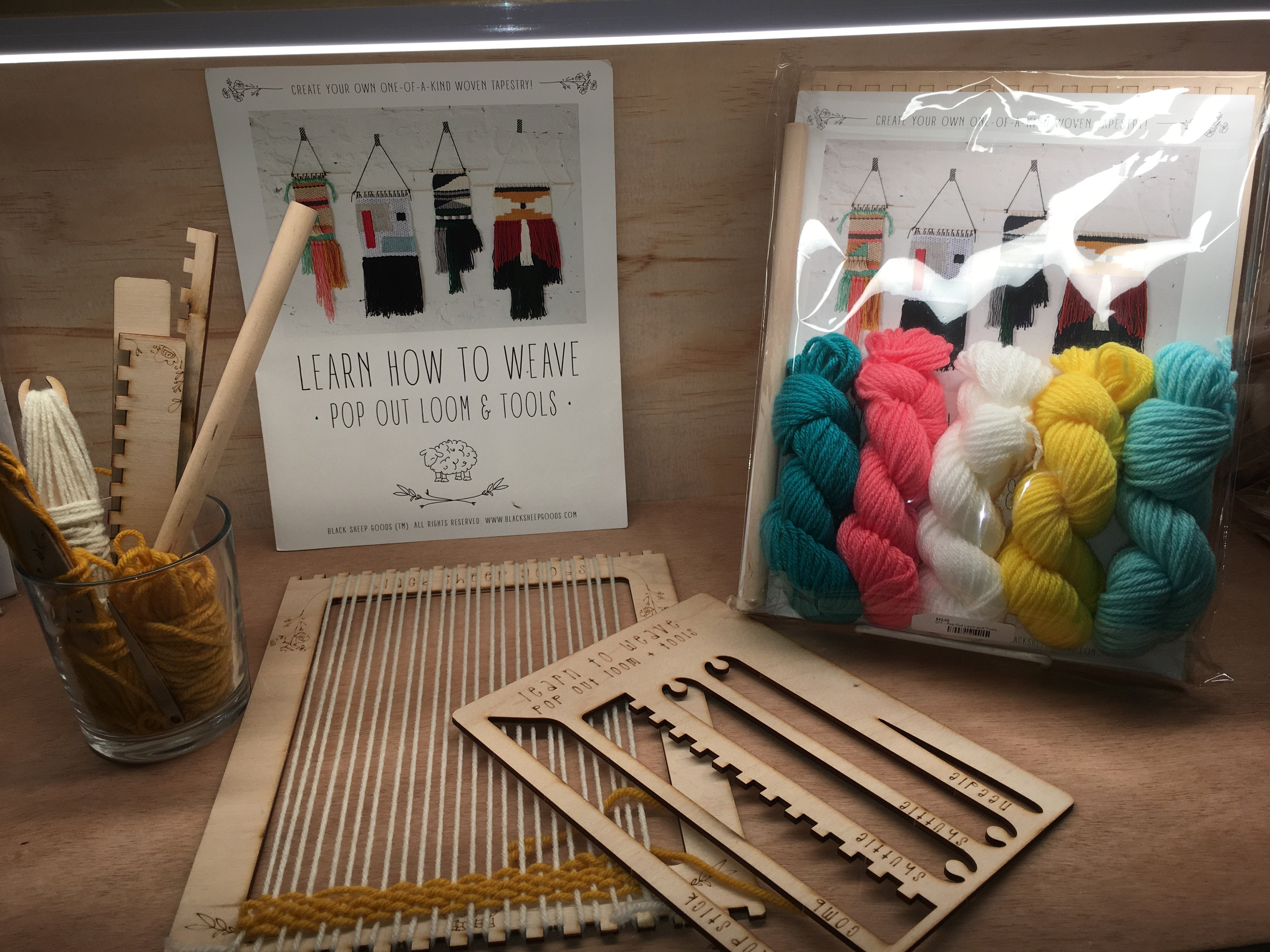 Sheep Mini Weaving Loom Kit 