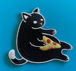 Patch - Black Pizza Cat