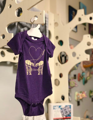 Onesie: Love AT-AT First Sight - Purple