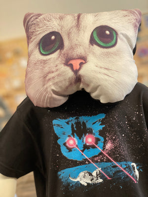 Toddler Shirt - Meta Laser Cat - Unisex Crew