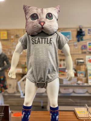 Onesie: This Says SEATTLE On It - Gray