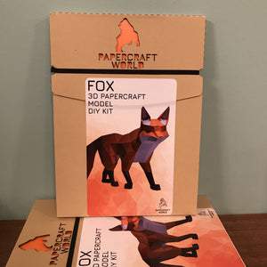 Paper Craft - Walking Fox