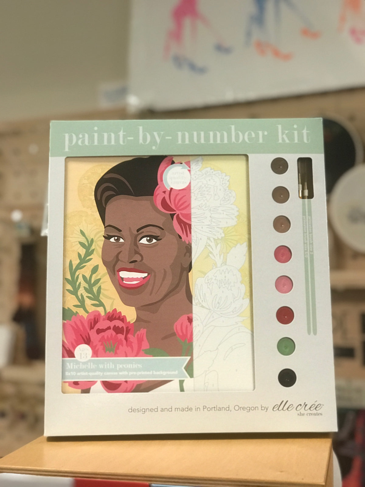 DIY - Paint By Number Kit - Michelle with Peonies