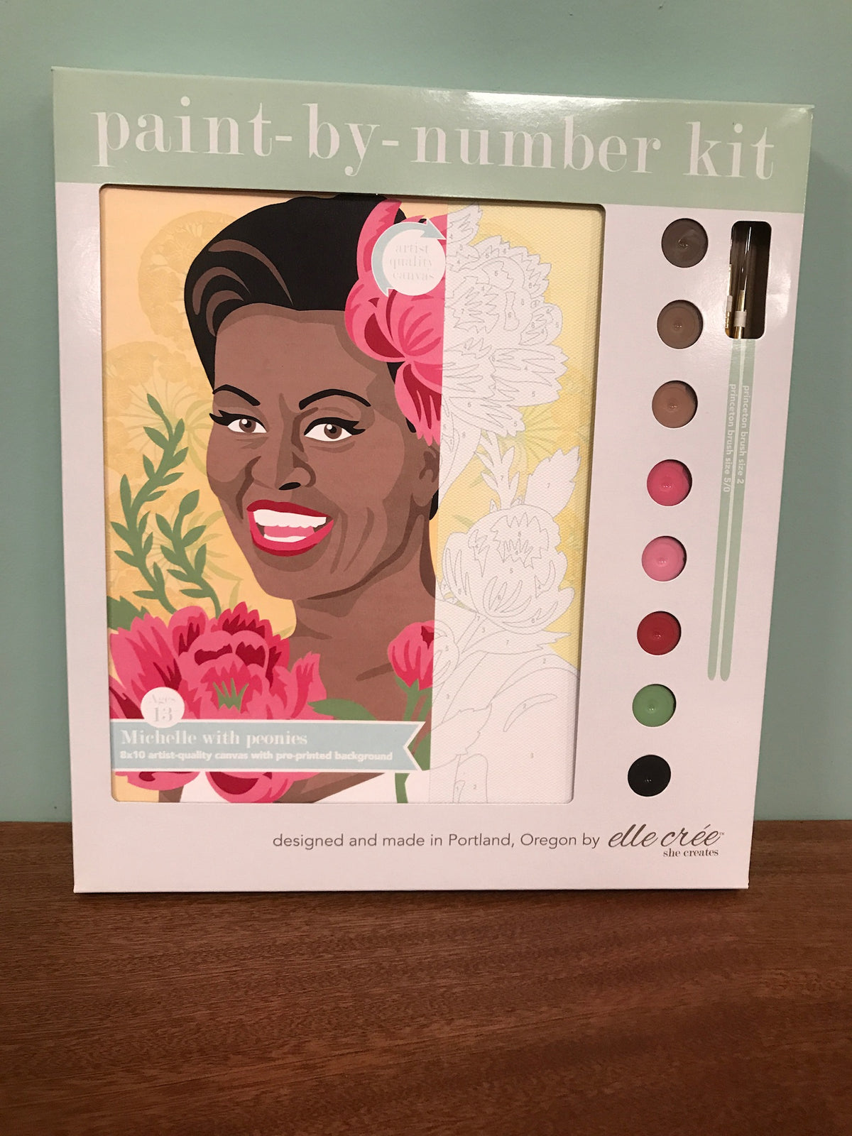 DIY - Paint By Number Kit - Michelle with Peonies