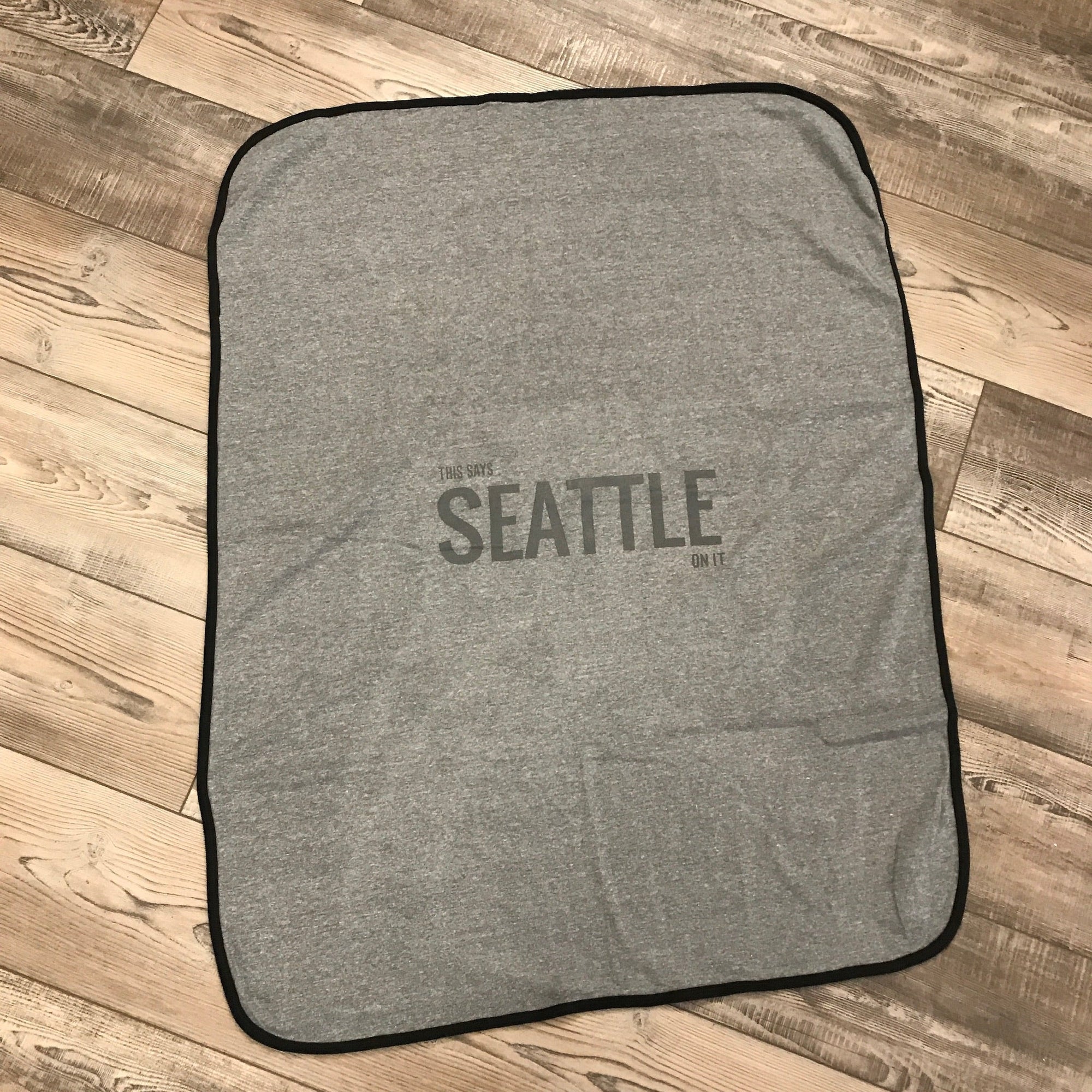 Blanket - This Says SEATTLE On It - Gray