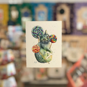 Card - Lollipop Swirl