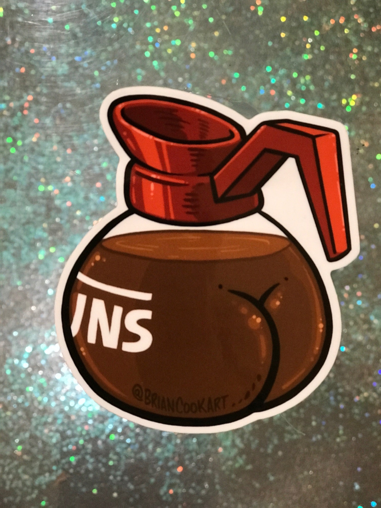 Sticker - Coffee Pot Butt
