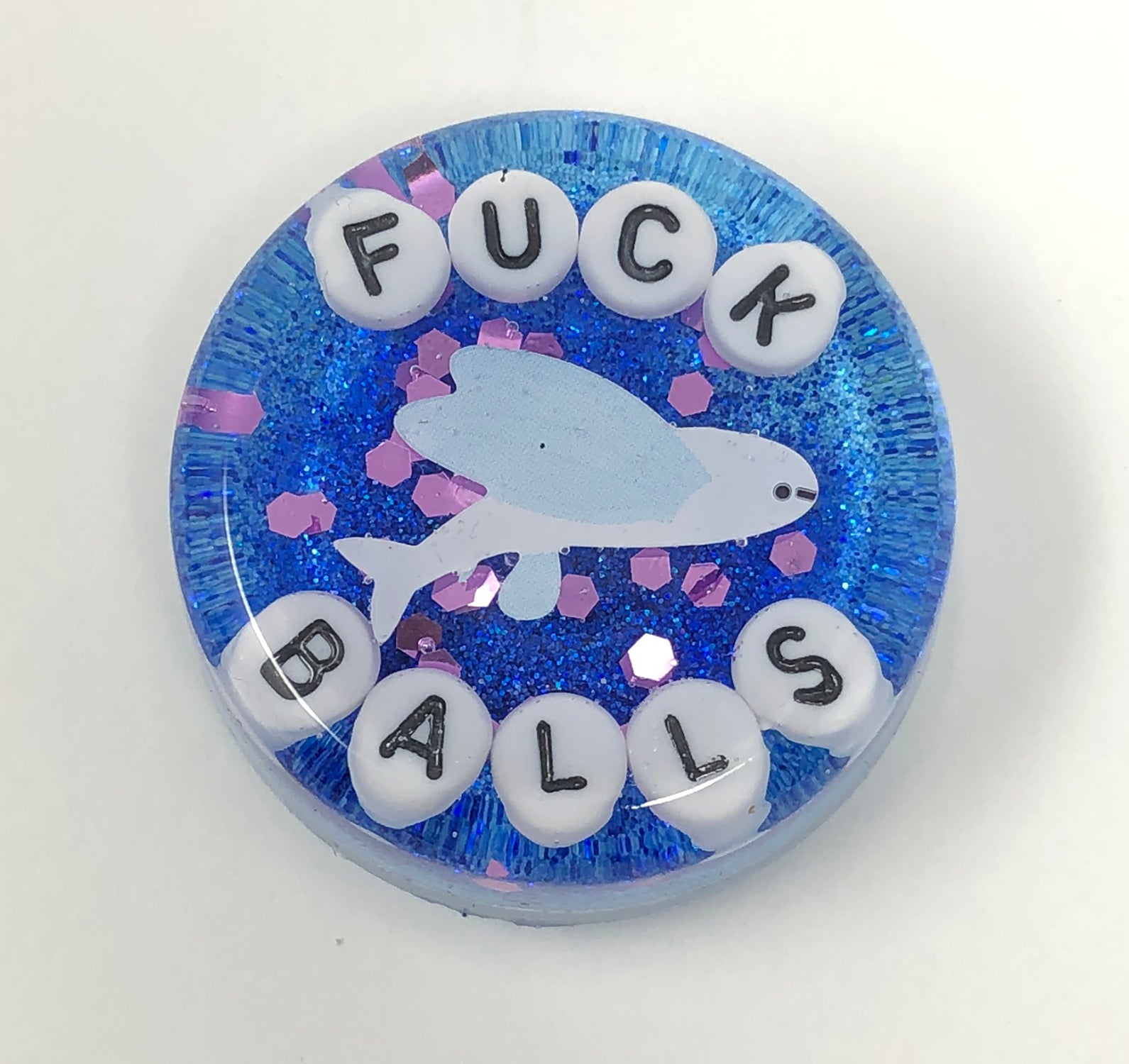 Fuck Balls - Shower Art - READY TO SHIP