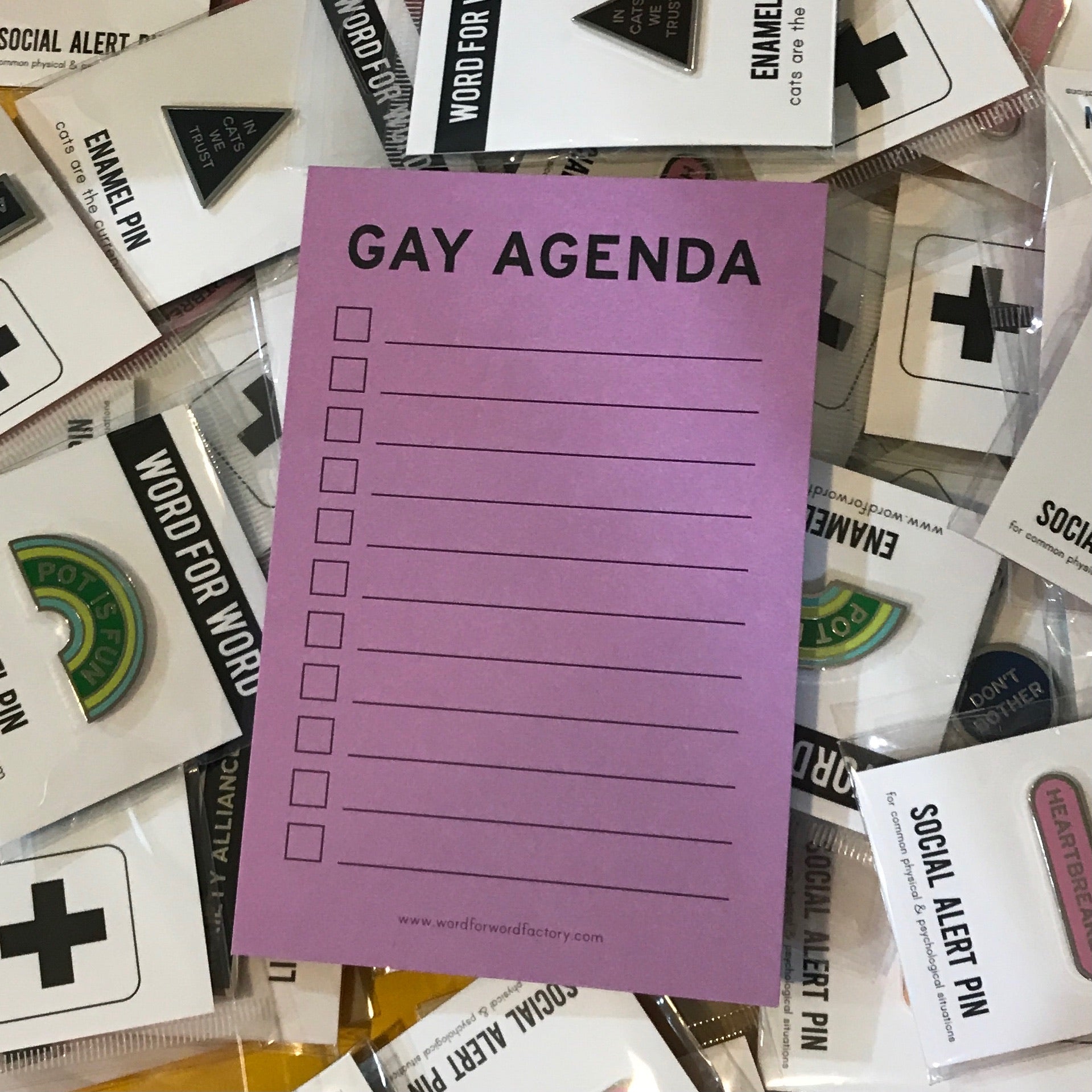 Notepad: Gay Agenda