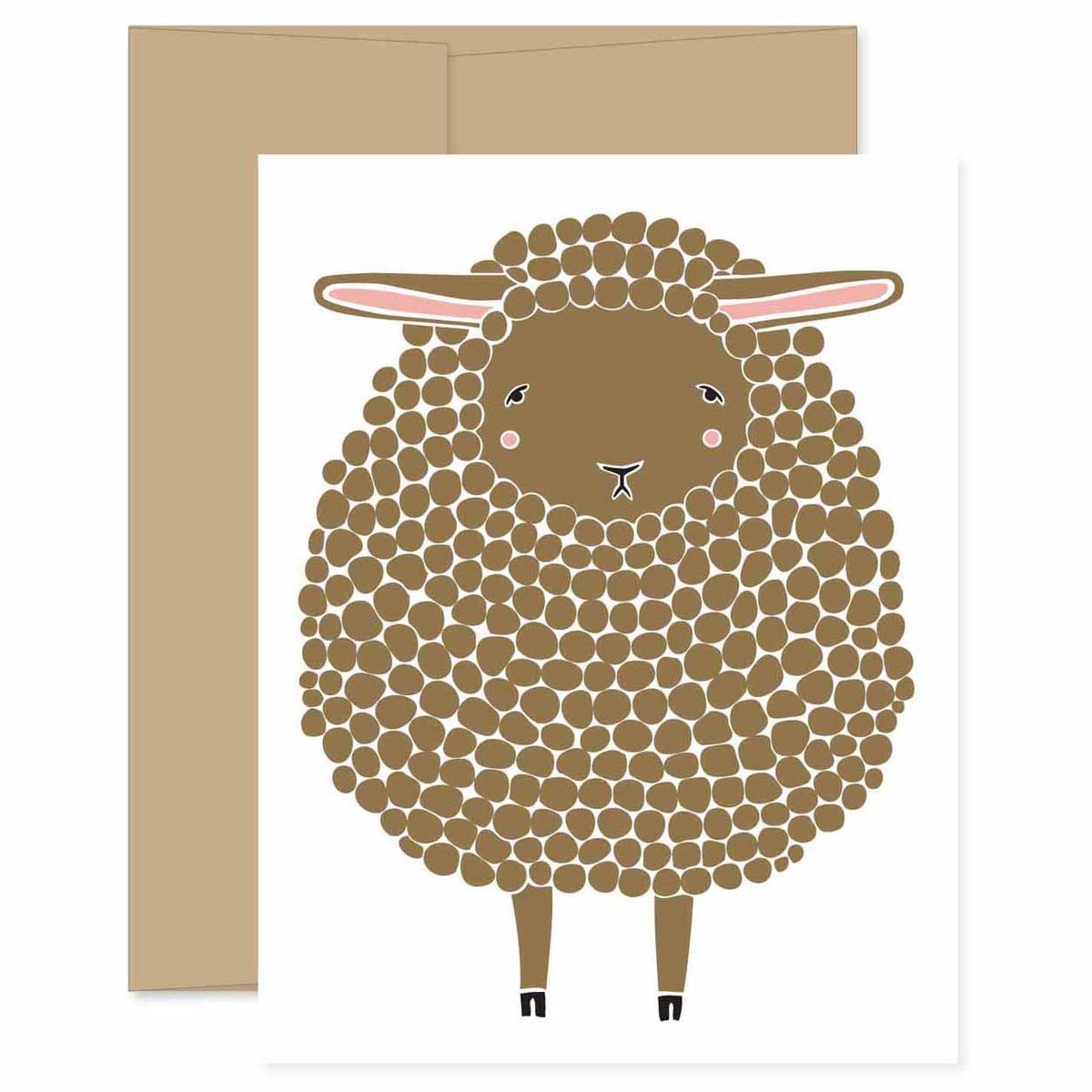 Card - Brown Sheep